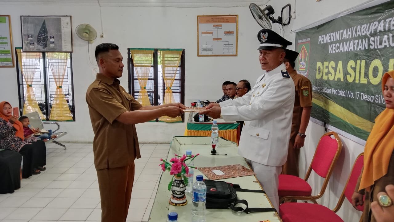 PELANTIKAN KEPALA DUSUN X DESA SILO LAMA KECAMATAN SILAU LAUT